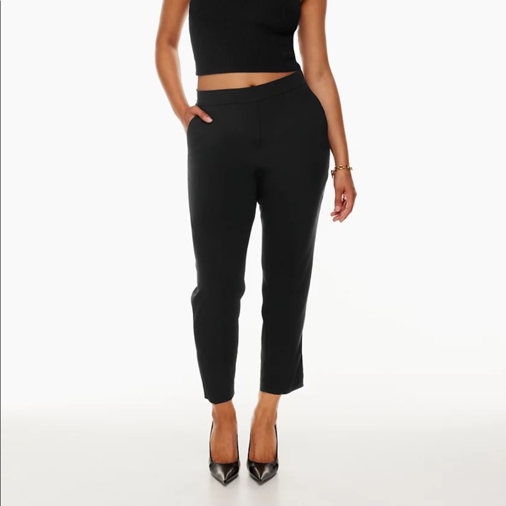 Barton cropped black pants